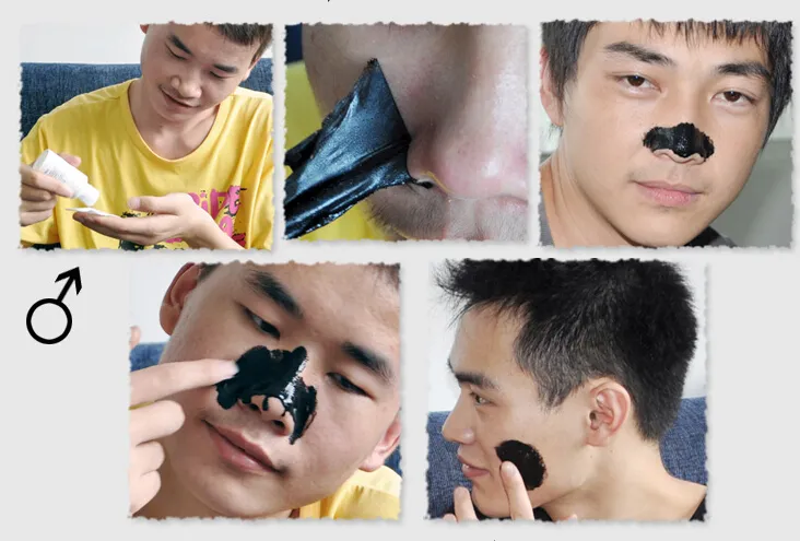 PILATEN Blackhead Remover Deep Cleansing Purifying Peel Acne Treatment Mud Black Mud Face Mask
