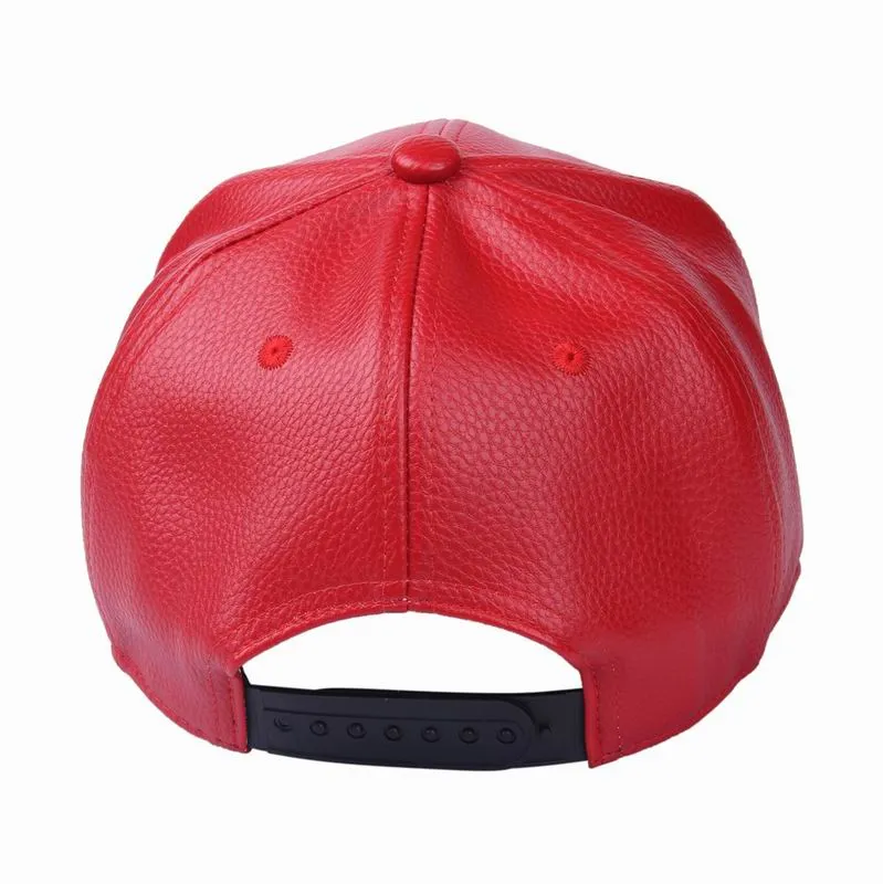 Women Men PU Leather Baseball Caps Outdoor Casual Sports Hats Winter