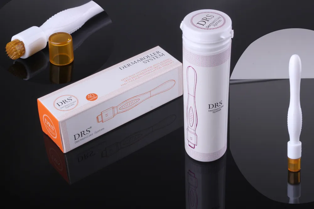 Mais novo Titanium Micro Agulhas Derma Selo Roller Dermearoller Cuidados de Pele Anti Envelhecimento Cicatrizes Acne Spot Rugas MOQ1PCS