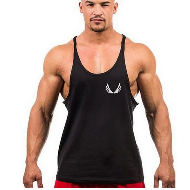 para hombre Sin mangas Muscle Tank Tops Hombres Camisa Hombre Stringer Singlet Culturismo Camiseta