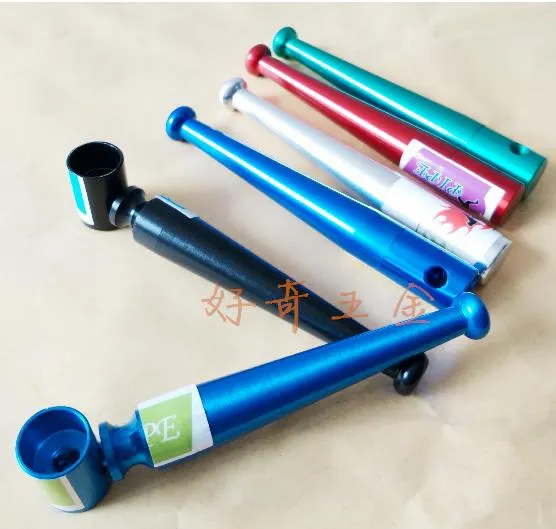 Baseball small factory direct pipe freestyle portable pipe tobacco stems, color random delivery