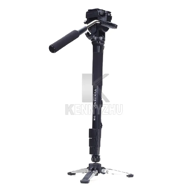 YUNTENG 288 three Feet Support Monopod with Fluid Pan Head VCT-288 for DSLR Camera DV Camcorder