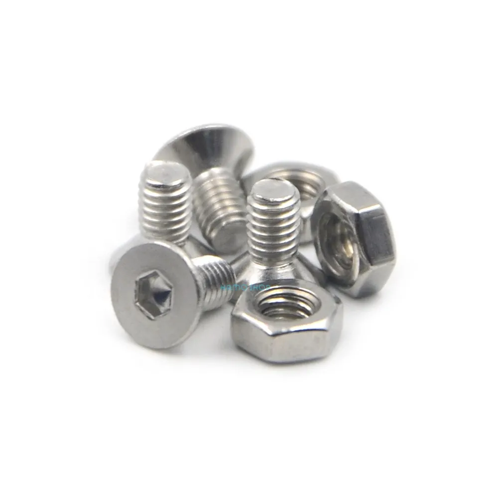 Wholesale M3x6mm Stainless Steel Flat Countersunk Head Hexagon Thread