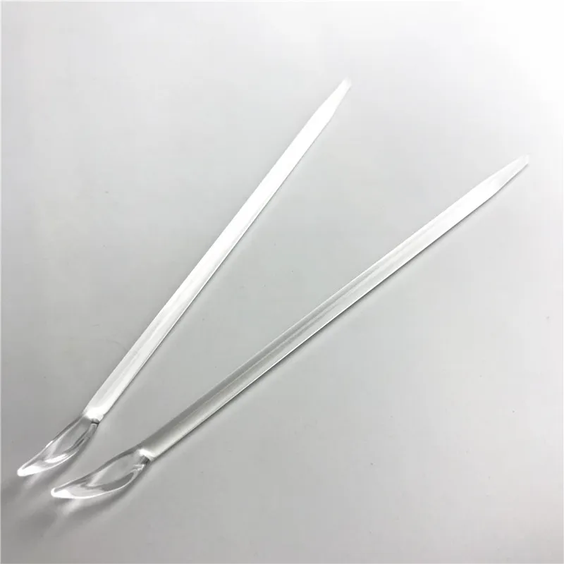 Nouveau 6.7 pouces Quartz Dabber cire huile Dab outil clair Quartz pelle tournevis cuillère vaporisateur outils pour Quartz eau fumer