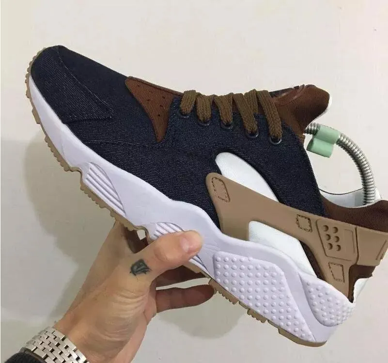 Hot Sale Air Huarache Running Shoes For Men Women Rose Gold High Quality Sneakers Triple