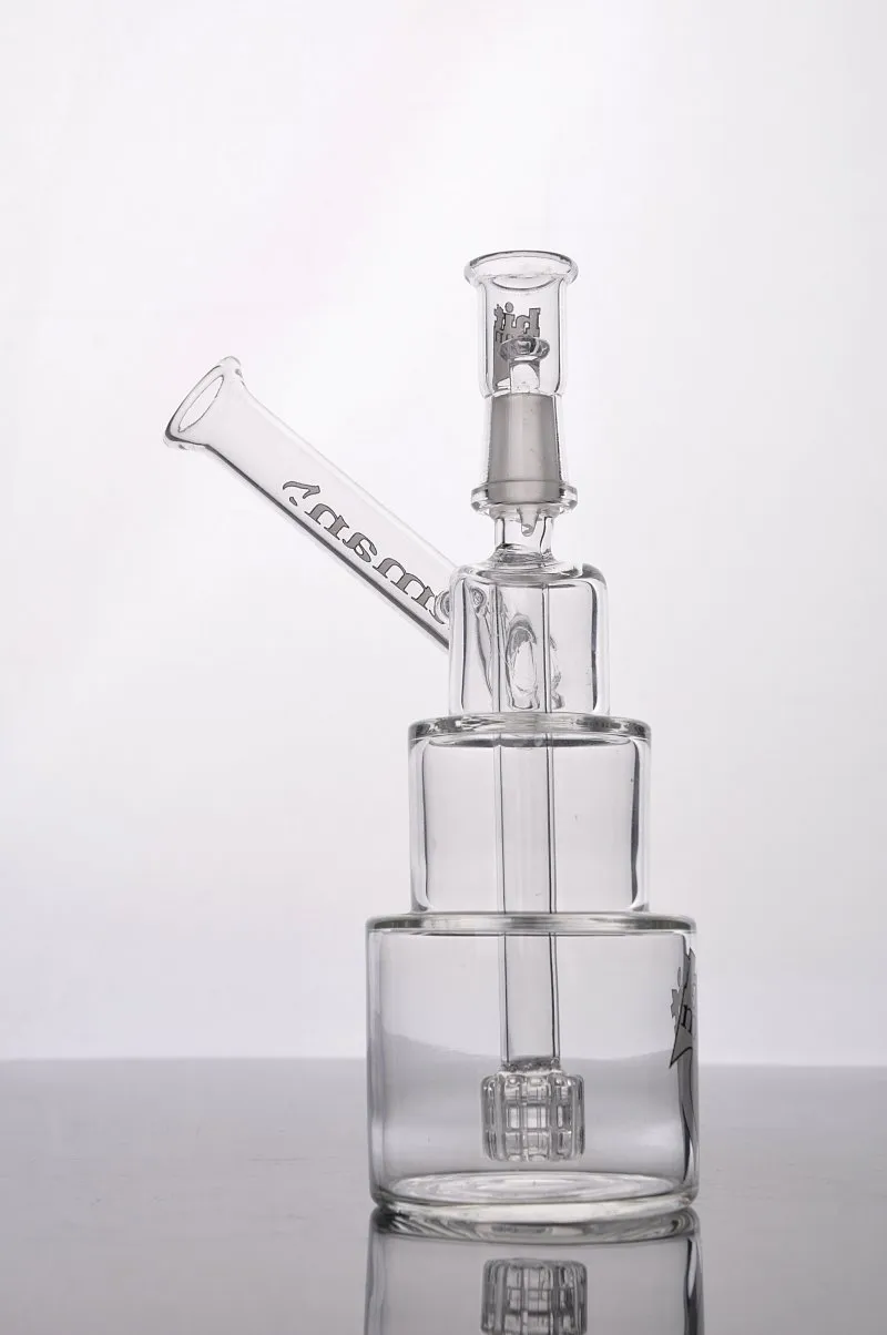 7,3 pollici Piccolo Hitman Bong di vetro spesso Tubi d'acqua Narghilè Mini Bong Fumatori Waterpipe Heady Oil Dab Rigs Con 14mm Joint Shihsa