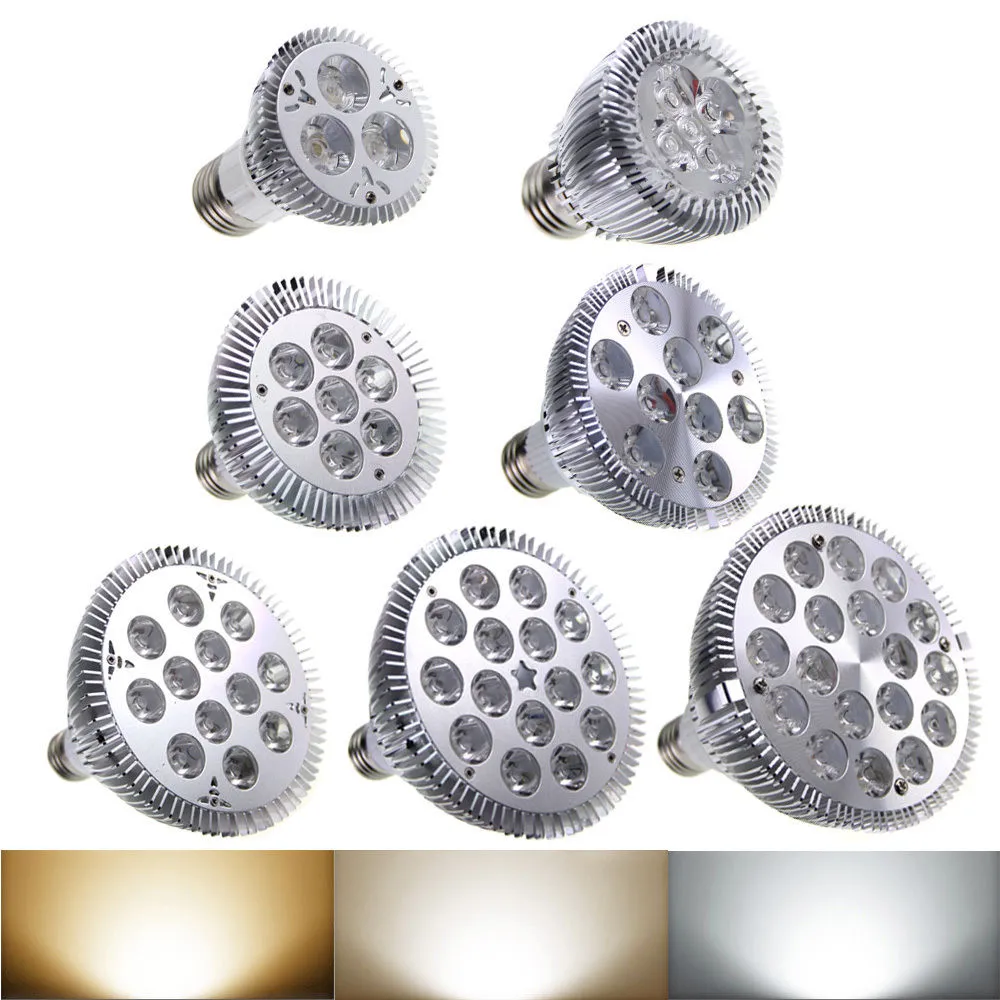 Dimmable Led bulb par38 85-240V 18W E27 par 38 LED Lighting Spot Lamp light downlight