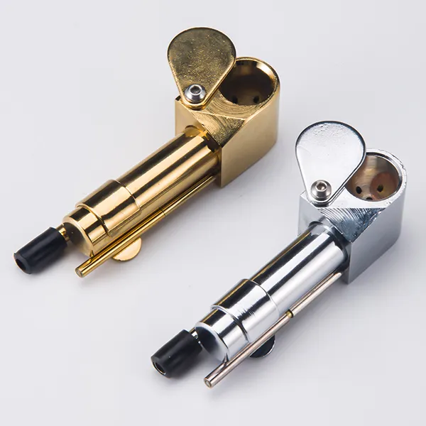 Cheap But High Quality Brass Proto Pipe Metal Dry Herb Smoking Tobacco Pipe  In Golden Siliver Color, Glass Bongs, Water Pipes Accessories From  Topglass, $6.22