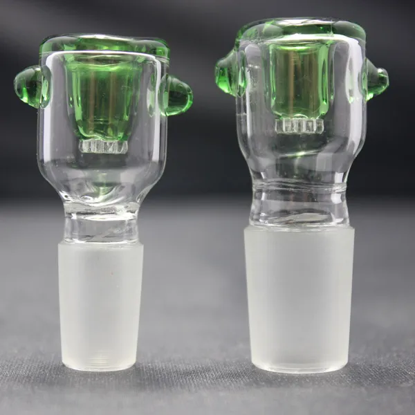 Recipiente para fumar de vidrio con pantalla de panal para bongs de vidrio Tubería de agua y plataforma petrolera Ashcatcher