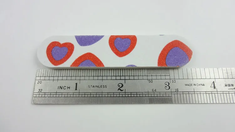 500 MINI COLORFUL EMERY BOARDS Nail Files Buffer Buffing Crescent Grit Sandpaper File #NFZ009