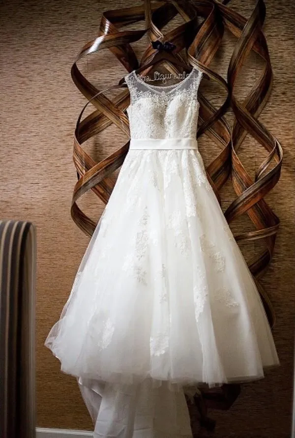 Abiti da sposa in rilievo 2015 perline perline 2015