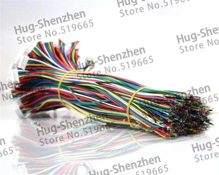 Högkvalitativ mini. Micro JST2.0 6 PIN-kontakt med .Wire x 100 st