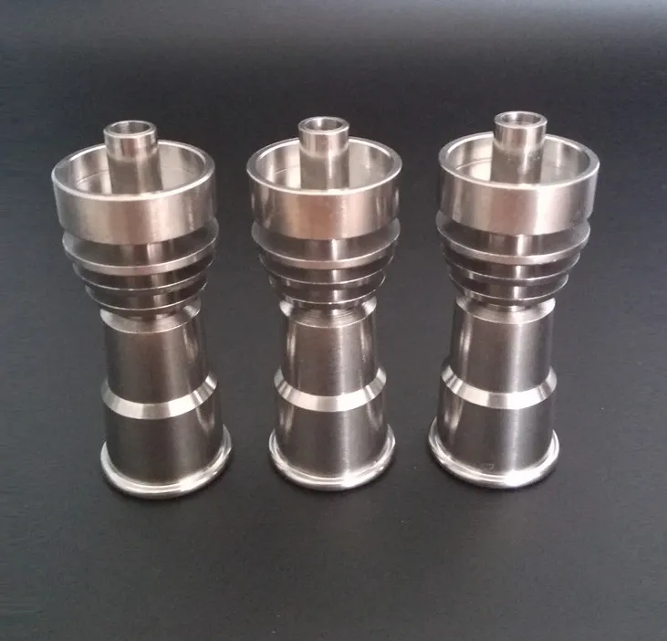 Domeless 티타늄 네일 14mm 18mm.GR2 순수한 티타늄 네일에 적합 여성 Jiont 물 파이프 유리 봉 흡연에 적합합니다.