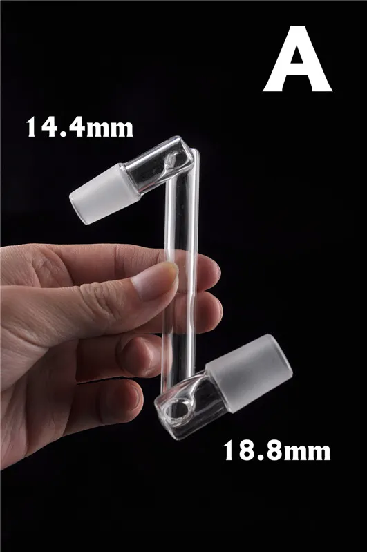 downstem dropdown dorp glass dab rigs glass water pipe bong 14mm female to 18mm female joint bowl smoking accessories for hookahs bong