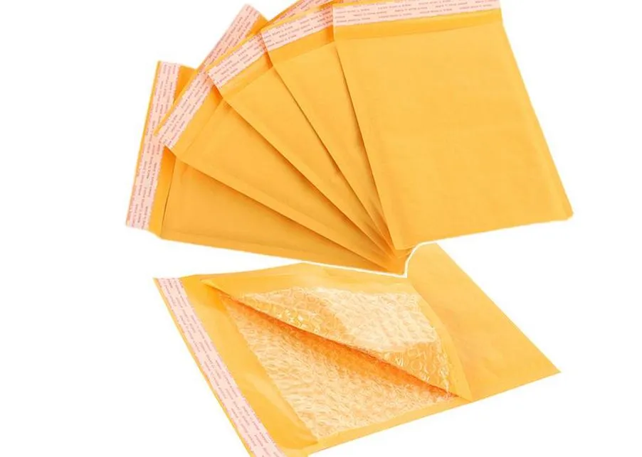 4.3*5.1 inch kraft bubble envelope bag bubble bag small items envelopes