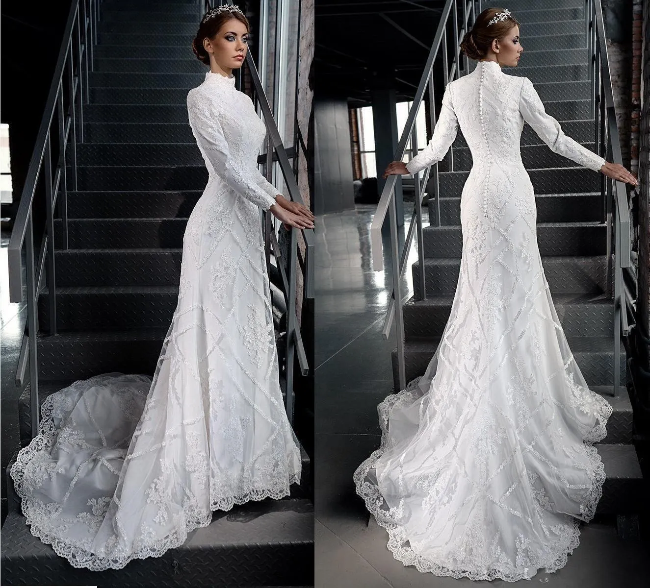 Signature Christian bridal A-line statement gown carried by bride Mari –  Kavani Bridal Wear