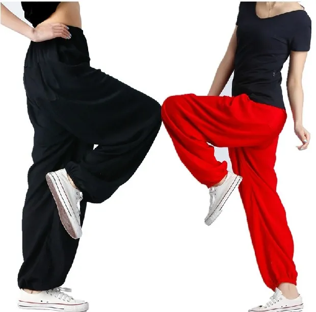 Capris Womens harem pants genie yoga dance aladdin hippie baggy wide comfy trousers Free Shipping