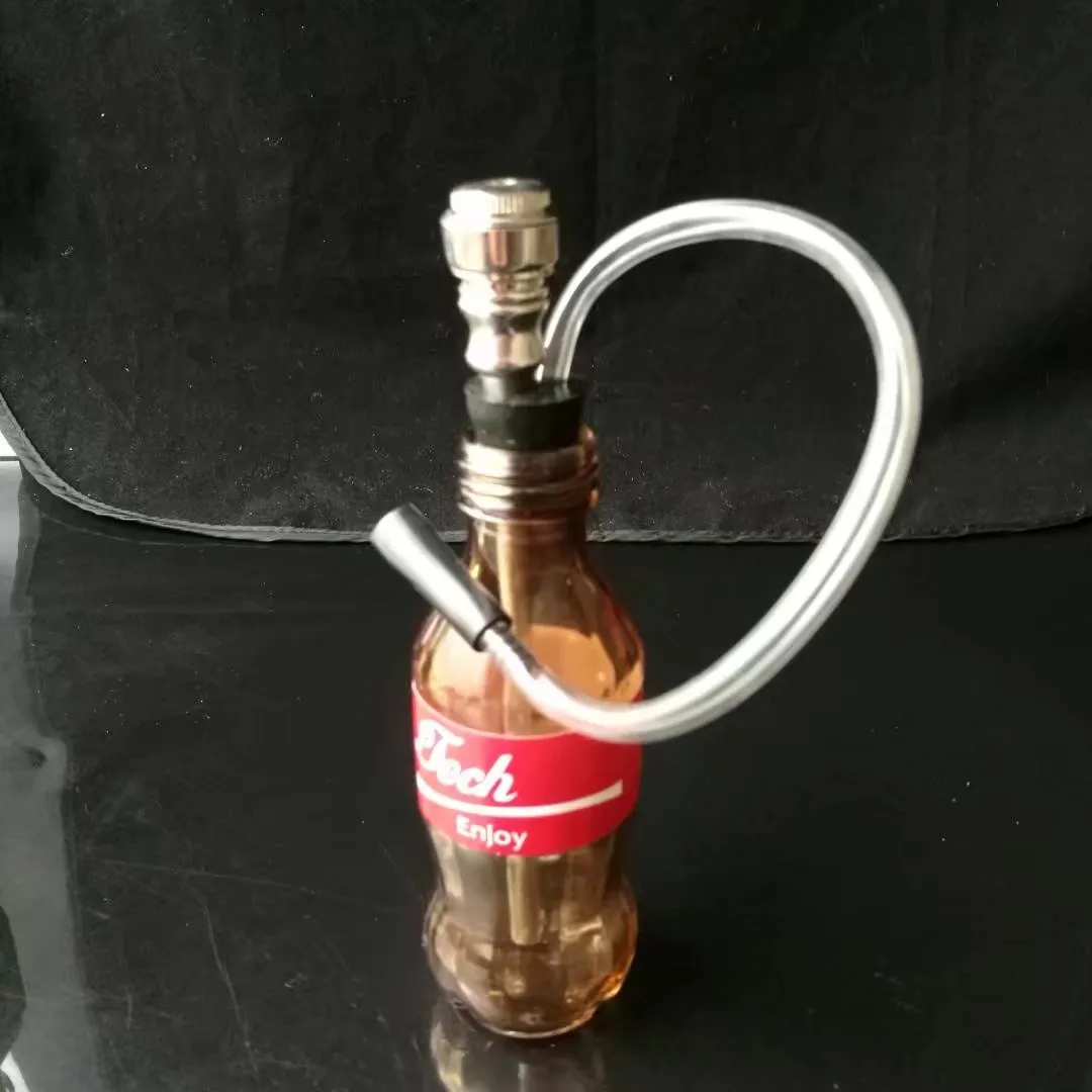 Le nuove pipe ad acqua in vetro all'ingrosso Sprite Cola Glass, pipe ad acqua, fumatori, consegna gratuita