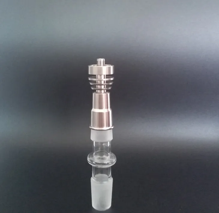 Domeless 티타늄 네일 14mm 18mm.GR2 순수한 티타늄 네일에 적합 여성 Jiont 물 파이프 유리 봉 흡연에 적합합니다.