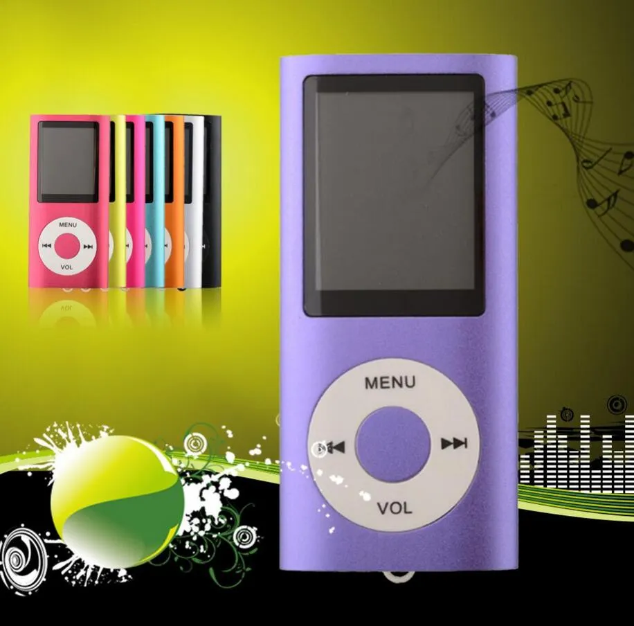 Novo 4º Genera MP3 MP4 Player Slim 4th 1.8 