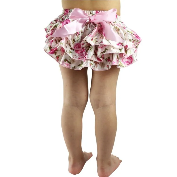 Mix Baby Bloomers Girls Pettiskirt TUTU underwear Panties Toddle Kids Underpants infant newborn ruffled satin PP pants Kids Cloth