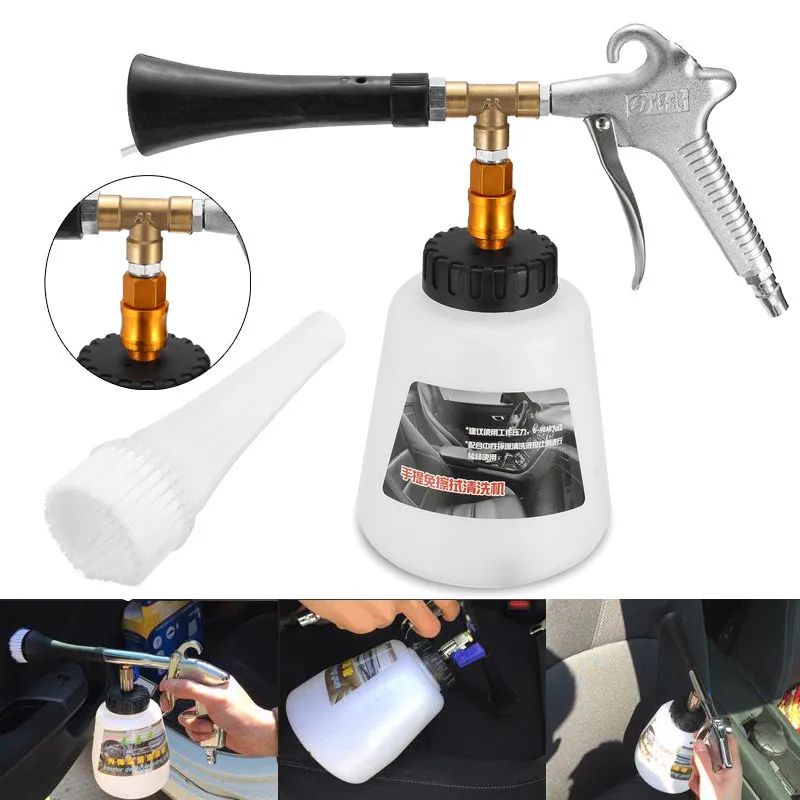 2019 Hoge Kwaliteit Luchtpuls Hoge Druk Auto Cleaning Gun Surface Interior Exterior Tornado Tool Gratis verzending