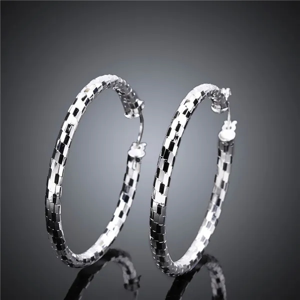 Nuovissimo anello in argento sterling placcato in pelle di serpente DFMSE594, orecchini pendenti con lampadario pendenti in argento 925 da donna 10 paia molto diretto in fabbrica