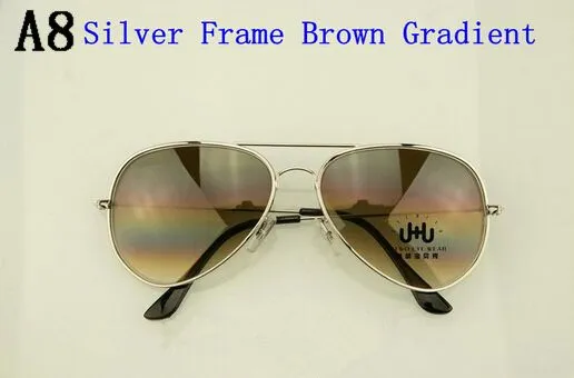 Gafas de sol de cristal de la lente de cristal de la vendimia del metal de la vendimia de la más alta calidad de los hombres clásicos de la lente graduada