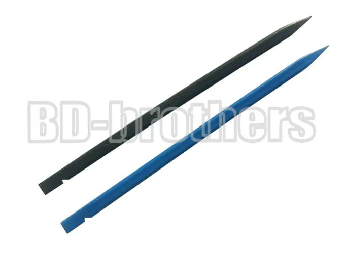 Zwart/Blauw 15 CM Antistatische Plastic Flexibele Platte Kabel Koevoet Spudger Bar Crowbar Reparatie Nieuwsgierige Gereedschap voor telefoon Tablet PC 1000 stks/partij