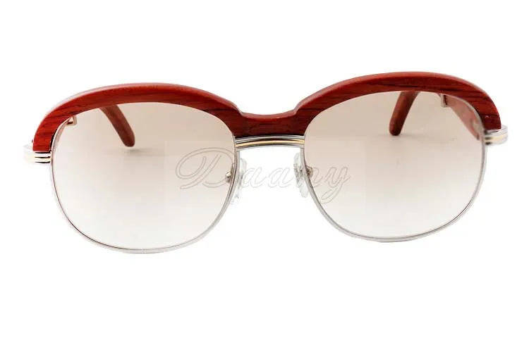 Nuovi occhiali da sole leggings naturali di alta qualità, occhiali da sole high end di alta qualità full frame in legno 1116728 Formato: 60-18-135mm