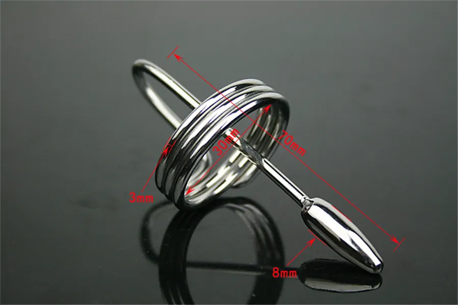 Stainless Steel Catheters horse eye Male Dilator Stretching Urethral Plug,Urethral expansion appliance adult sex toys,sex products #A525