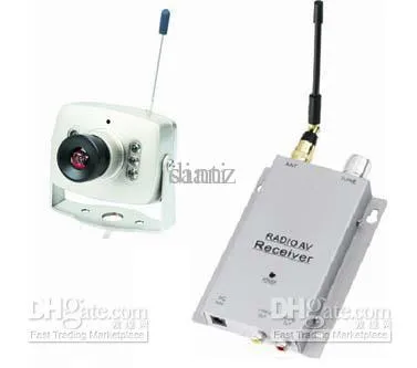 Wireless micro CCTV security mini pinhole A/V audio surveillance RC Camera receiver 1.2ghz kit