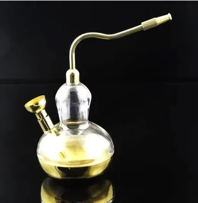 Shisha Crystal Glass Pot Pot Volle Menge Acrylmetallic -Materialien Autoren, Großhandel Glas Bong -Accessoires, Glasschaufelzubehör, Col