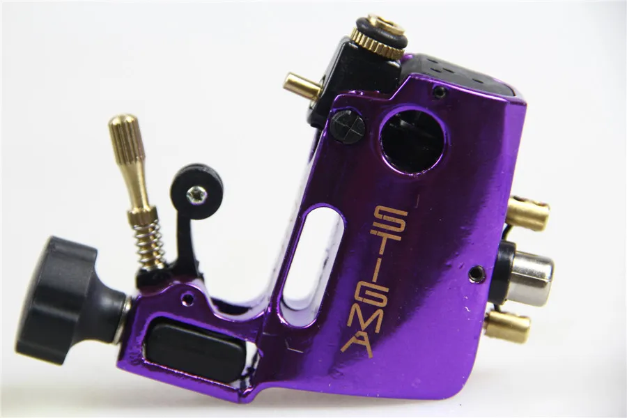 シェーダとライナーのためのタトゥー機高品質のStigma Hyper V3の入れ墨機紫色の色の回転式ガン送料無料