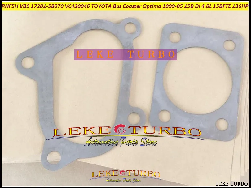 RHF5H VB9 17201-58070 1720158070 VC430046 Turboocharger for TOYOTA Bus Coaster Optimo 1999-2005 15B DI 4.0L EURO 3؛ 15BFTE 4.1L 136HP