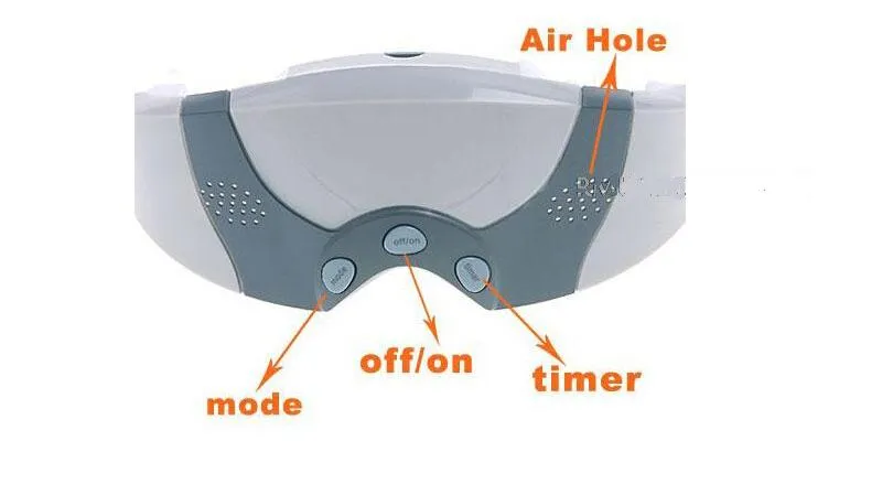 Neue Masken -Migräneadapter oder Batterie Elektrische Pflege Stirn Augenmassaget Tool Entspannen Sie Sie Eye und Brain4961848