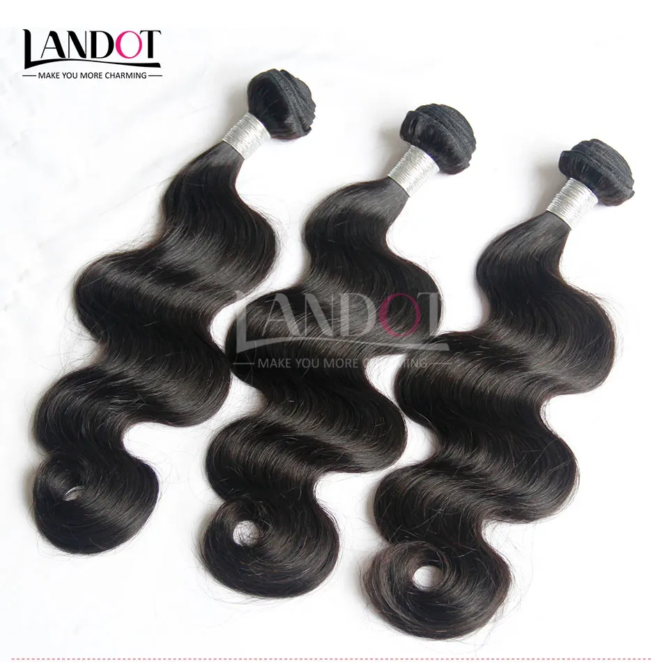 Braziliaanse Virgin Haar Weefsels Body Wave Onverwerkte Peruaanse Maleisische Indiase Cambodjaanse Remy Menselijk Hair Extensions Bundels Zacht Volledig Dybaar