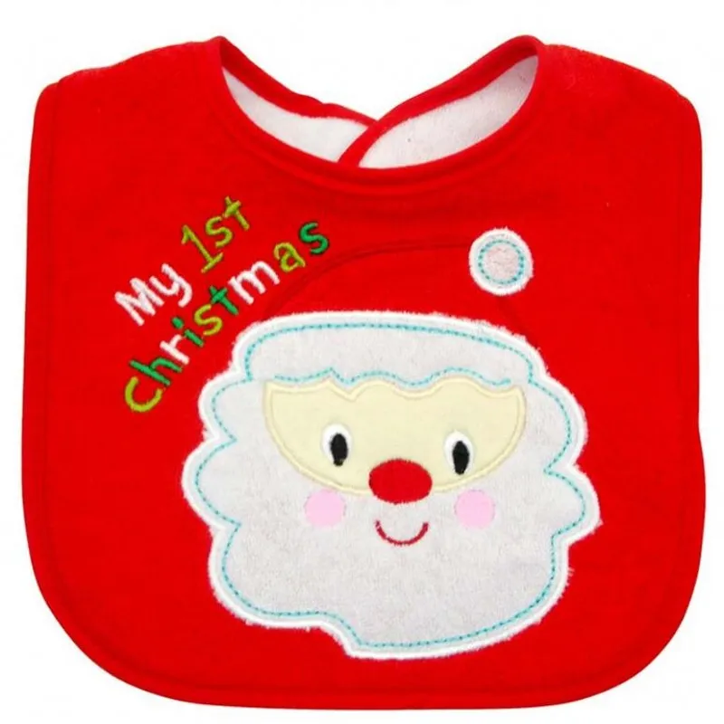 Рождественские детские нагрудники-банданы, водонепроницаемые хлопковые нагрудники Baberos для малышей, нагрудник для новорожденных, милое полотенце со слюной, ткань, подарок для ребенка5197638