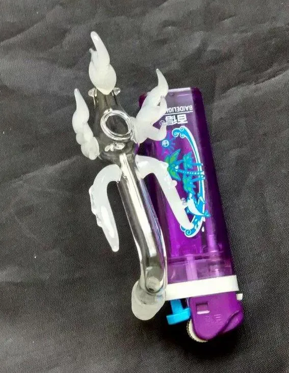 Frete grátis por atacado ---- 2015 novo pote de vidro branco Phoenix, vidro Hookah / acessórios de vidro bong, vendas à vista