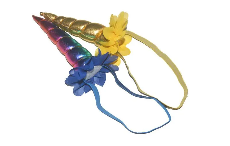 i INS Sirena infantile Corno di unicorno Fascia elastica capelli Bonus di Pasqua ragazze Festa di compleanno Capelli fai da te Halloween Bambino D8269290