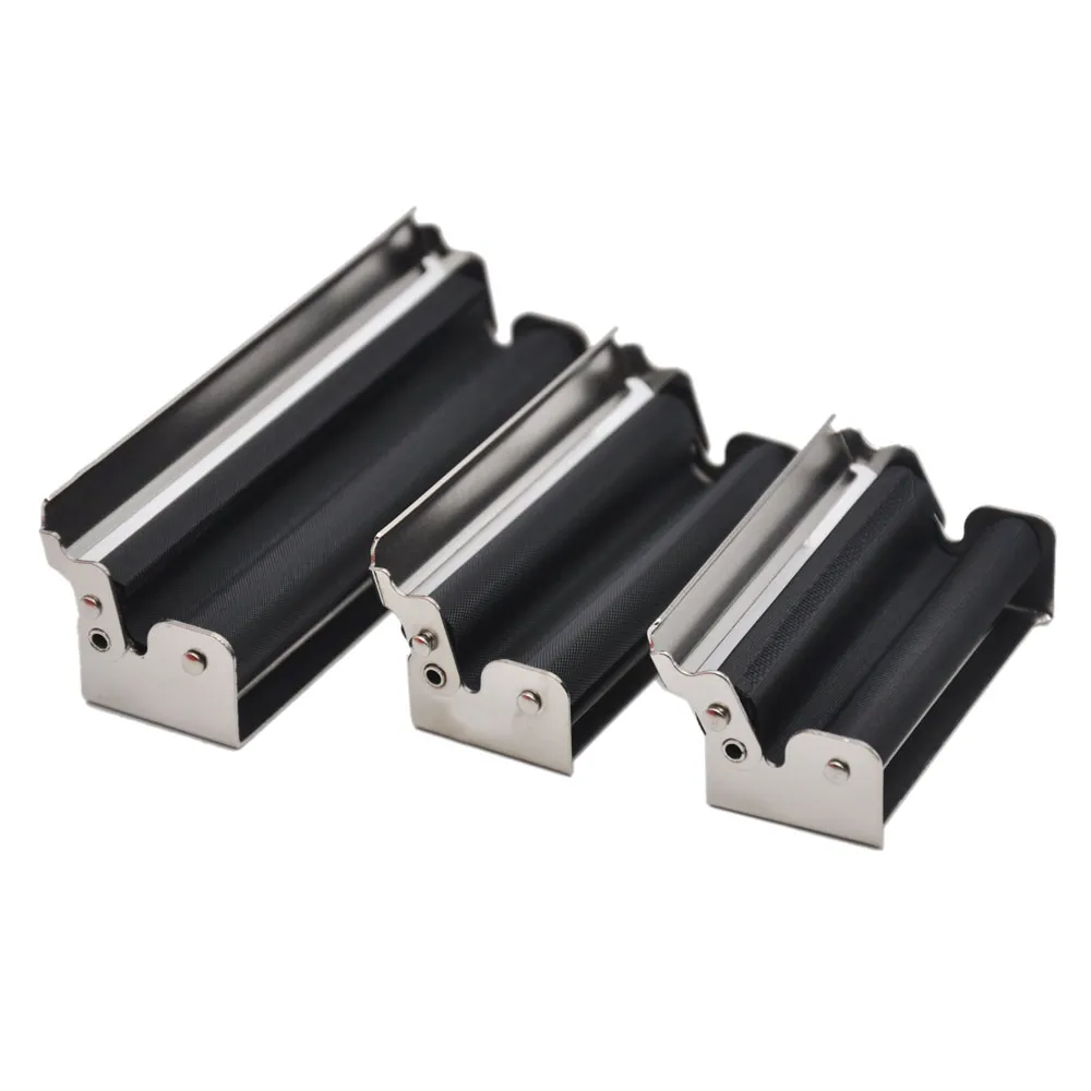 70/78/110mm Size Metal Manual Cigarette Tobacco Rolling Machine Injector case Roller Maker Rolling Hand Muller