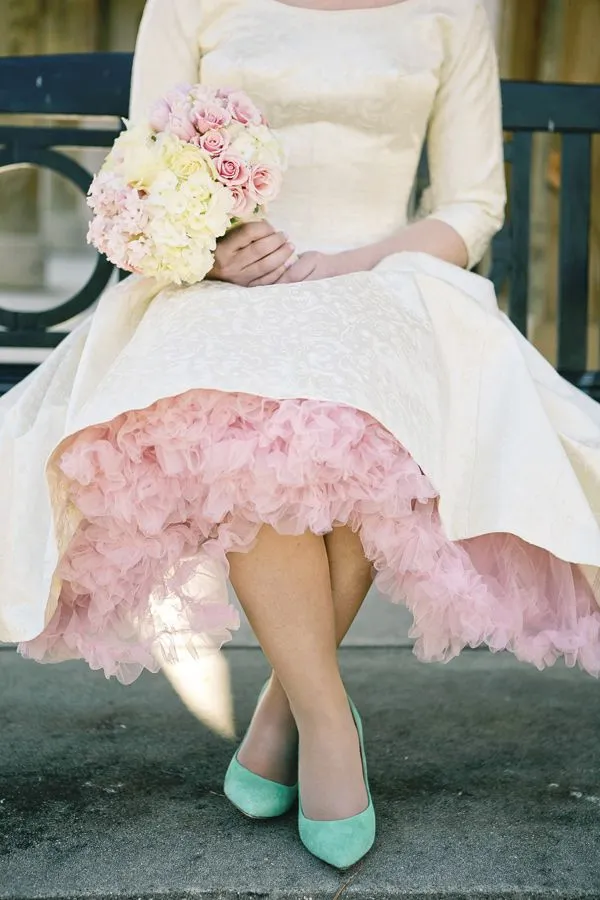 Ruffled Petticoat 다채로운 사용자 정의 임의의 색상을 만든 underskirt 1950s Petticoat Bridal Gowns 공식 드레스 2015에 대 한 빈티지 얇은 명주 그물 치마