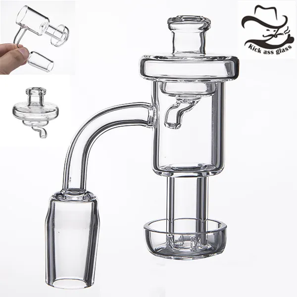 Terp Smoking Accessories Vacuum Quartz Banger & Carb Cap 10mm 14mm 18mm Slurper Domeless Nail Dab Rig 633