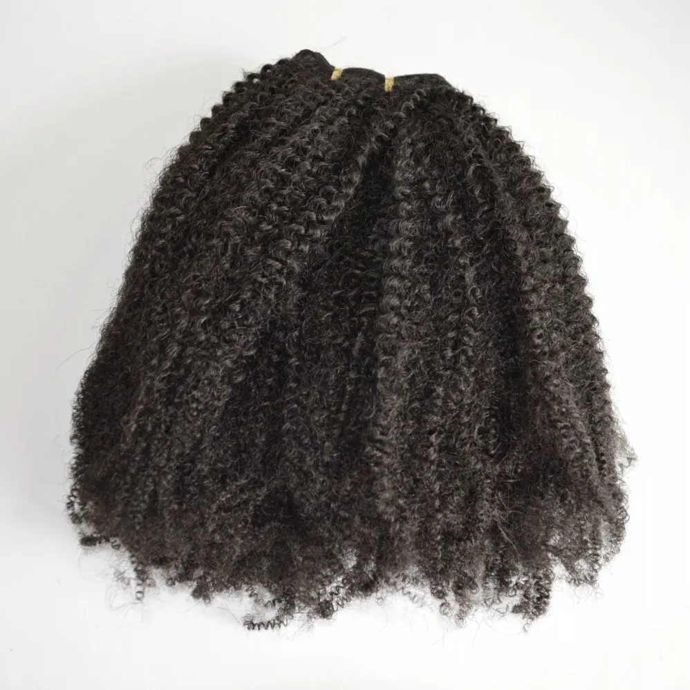 Pince à boucles afro crépues eurasienne dans les extensions pour cheveux afro-américains 7 pièces/ensemble 120 g/pièces pince à cheveux bouclés G-EASY