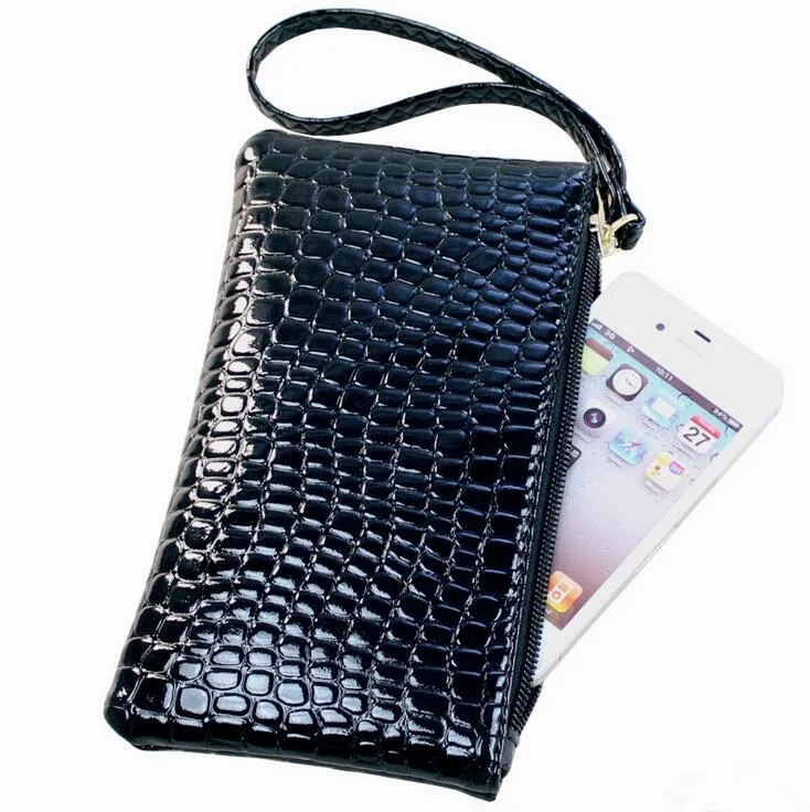 Nouvelle mode Alligator Pattern Lady PU sac à main en cuir sac à main sac pochette femmes portefeuille changement de stockage quotidien pour dames 8 couleurs livraison directe