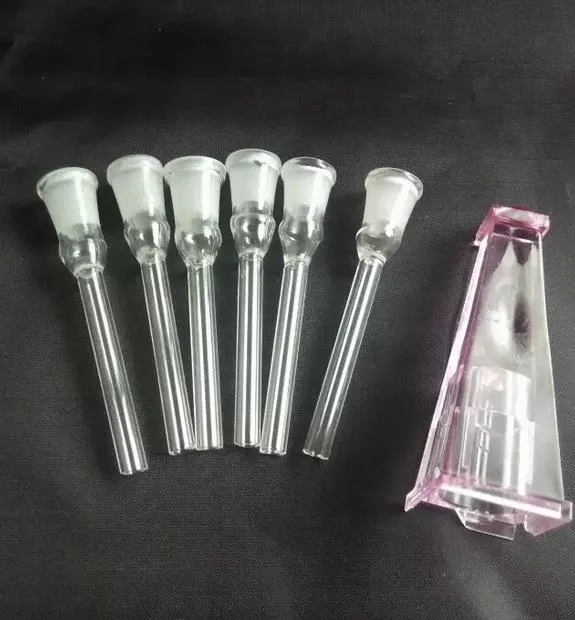 Hurtownia Darmowa Wysyłka ---- 2015 Nowe przezroczyste szklane wkładki, szklane fajki / szklane części Bong, Długość 6 cm, sprzedaż spot