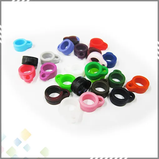 12mm diameter Silicone Necklace Ring Smoking Accessories Silicon Ring 510 lanyard silicone ring with various colors