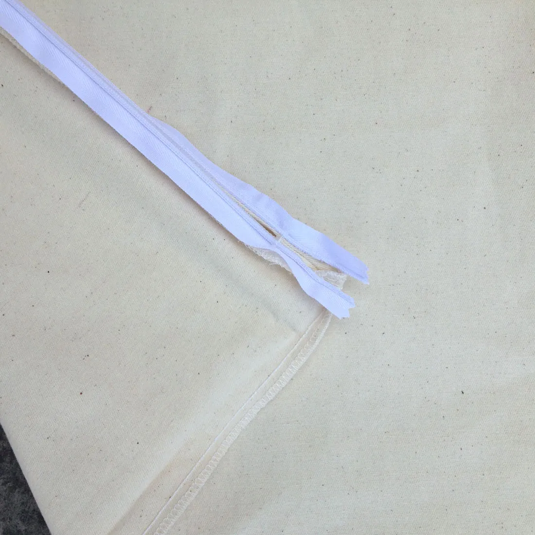 （50ピース/ロット）無地の自然光アイボリーカラーピュアコットンツイルブランククッションカバー卸売空白枕カバーカスタムプリントピローケース