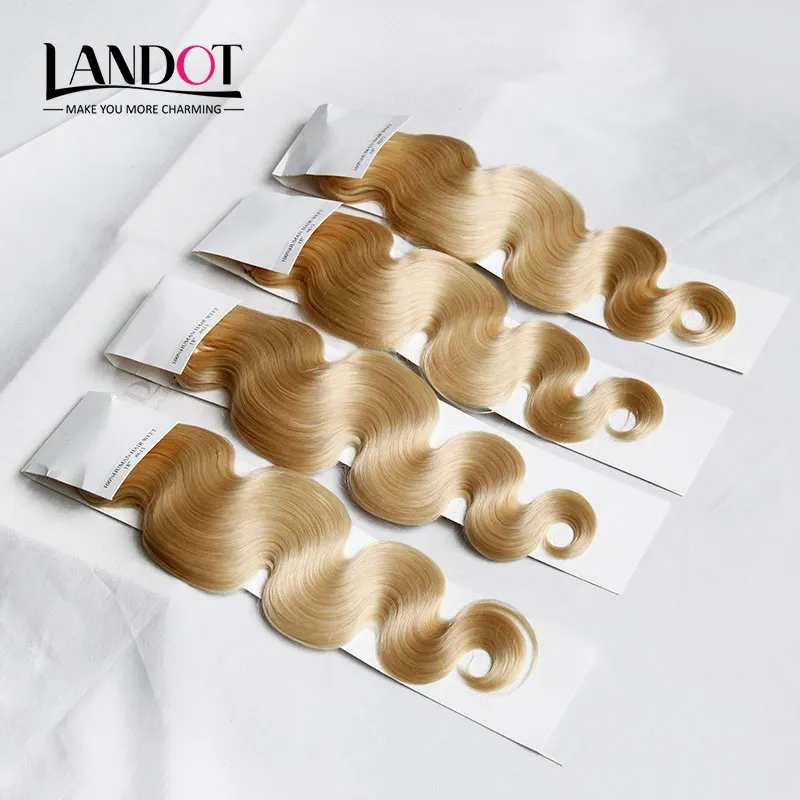 Cambodian Body Wave Virgin Hair Grade 8A Color #613 Bleach Blonde Human Hair Weave Bundles Remy Extensions 3/4Pcs Lot 12-30Inch Double Wefts