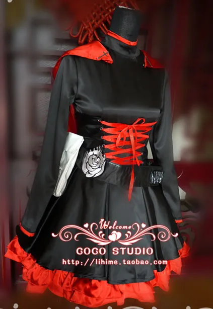 RWBY Red Ruby Rose cosplay costume Handmade Outfit